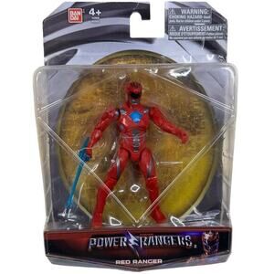 Power Rangers Mighty Morphin Movie‎ Red Ranger 5" Action Figure New 2016